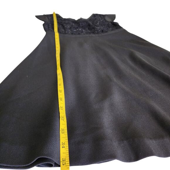 SUNCOO Paris Womens Robe Celine Dress Size US Small Black Embroidered Lace NEW - Picture 11 of 12